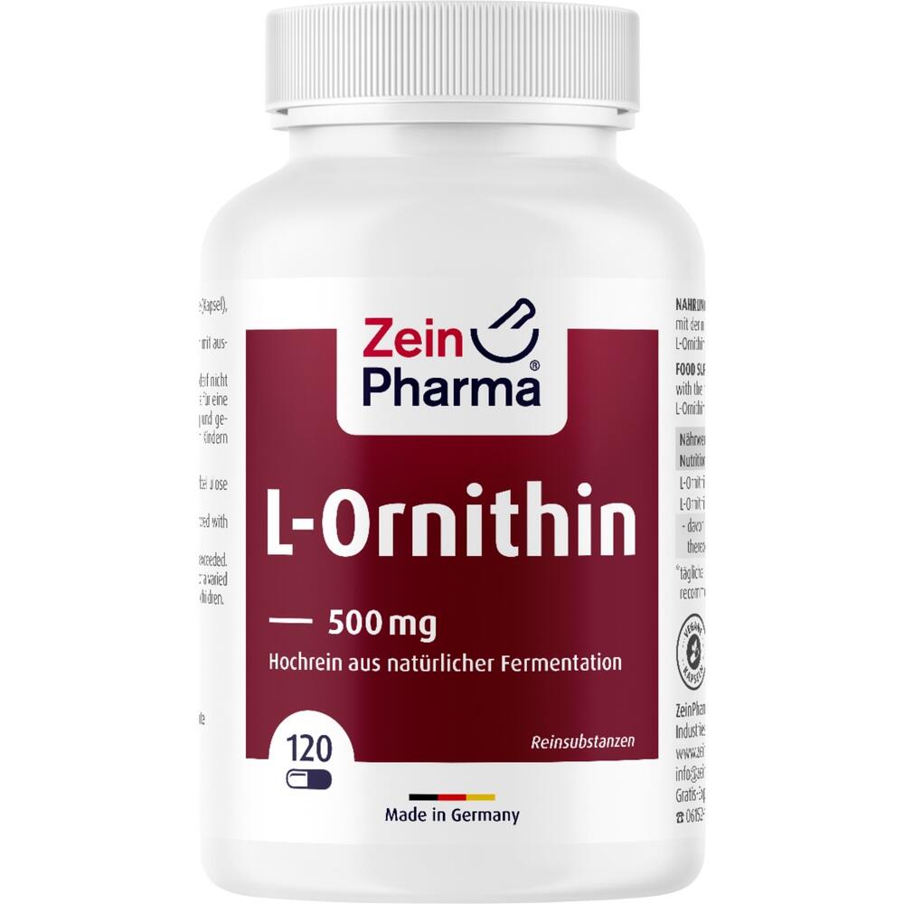Zein Pharma L-Ornithin 500mg 120 St Kapseln