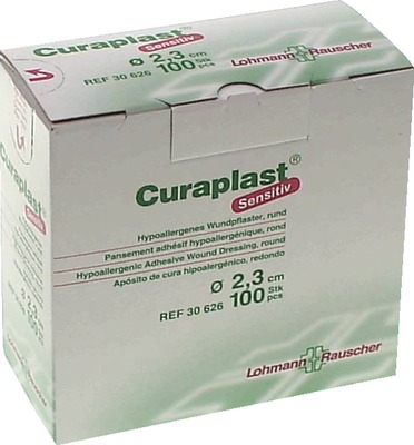 CURAPLAST Strips sensitiv rund 2,3 cm 100 St Pflaster