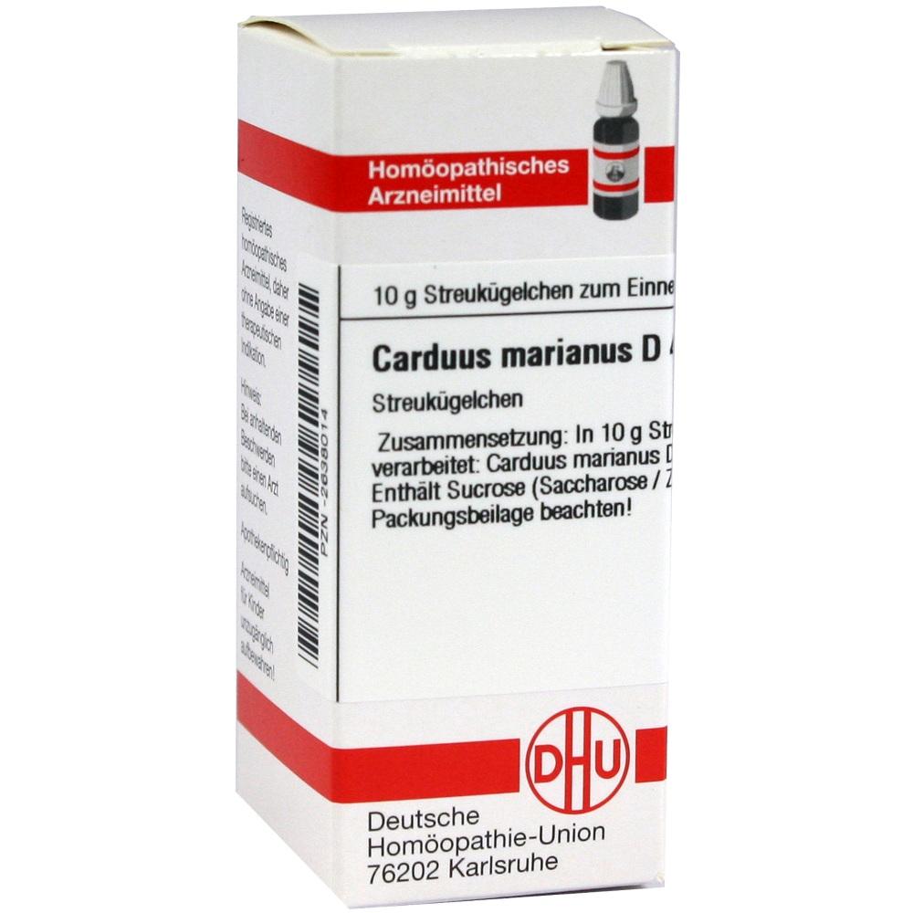 CARDUUS MARIANUS D 4 Globuli 10 g Globuli