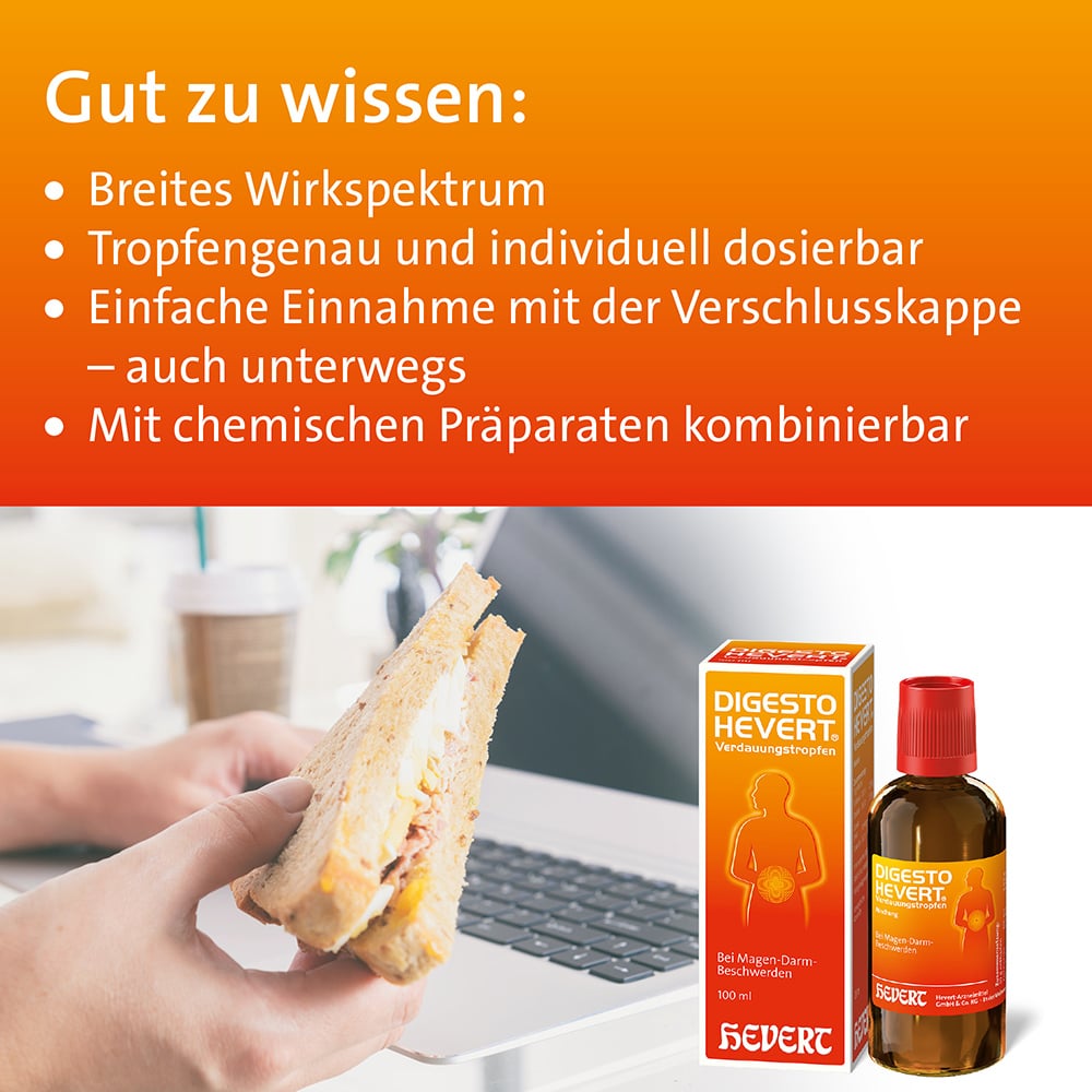 DIGESTO HEVERT Verdauungstropfen 30 ml Tropfen