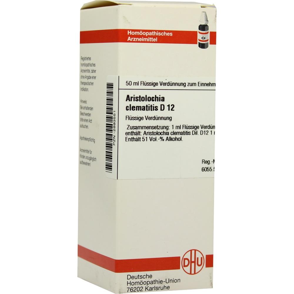 ARISTOLOCHIA CLEMATITIS D 12 Dilution 50 ml Dilution