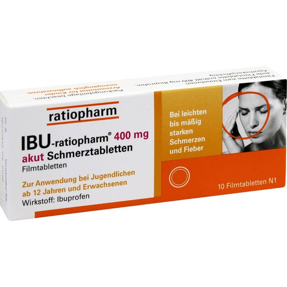 IBU ratiopharm 400 akut  10 St Filmtabletten