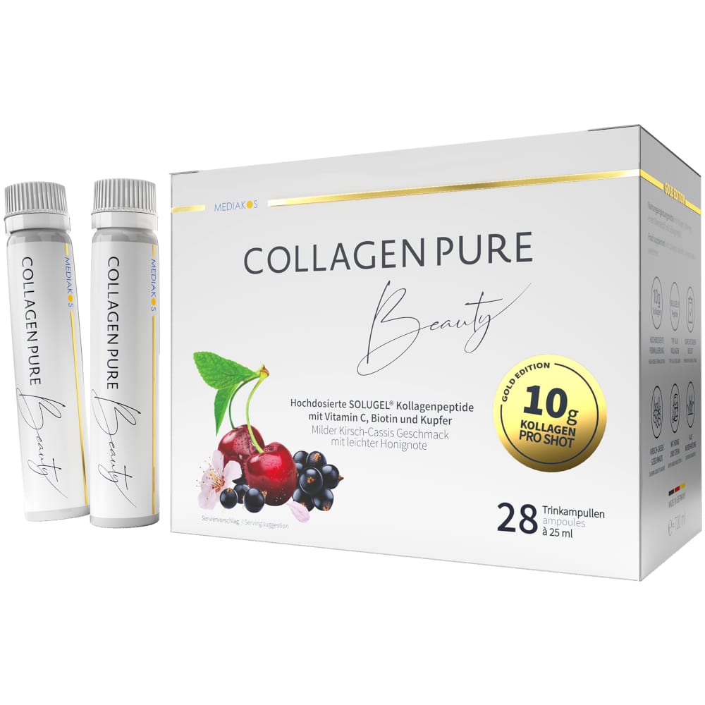 COLLAGEN PURE Beauty Gold Edition 28X25 ml Trinkampullen