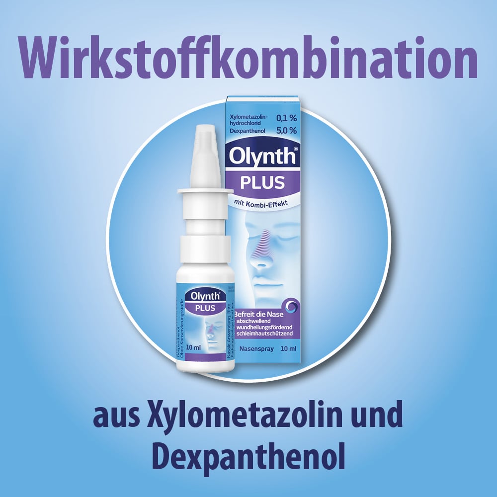 Olynth Plus 0,1%/5,0% Nasenspray für Kinder ab 6 Jahren und Erwachsene