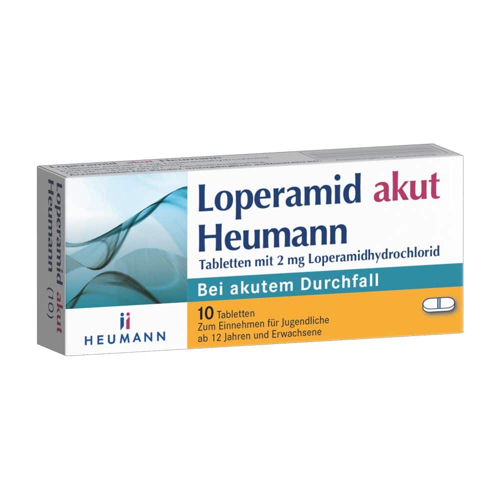 Loperamid akut Heumann 10 St Tabletten