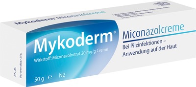 Mykoderm Miconazolcreme 50 g Creme