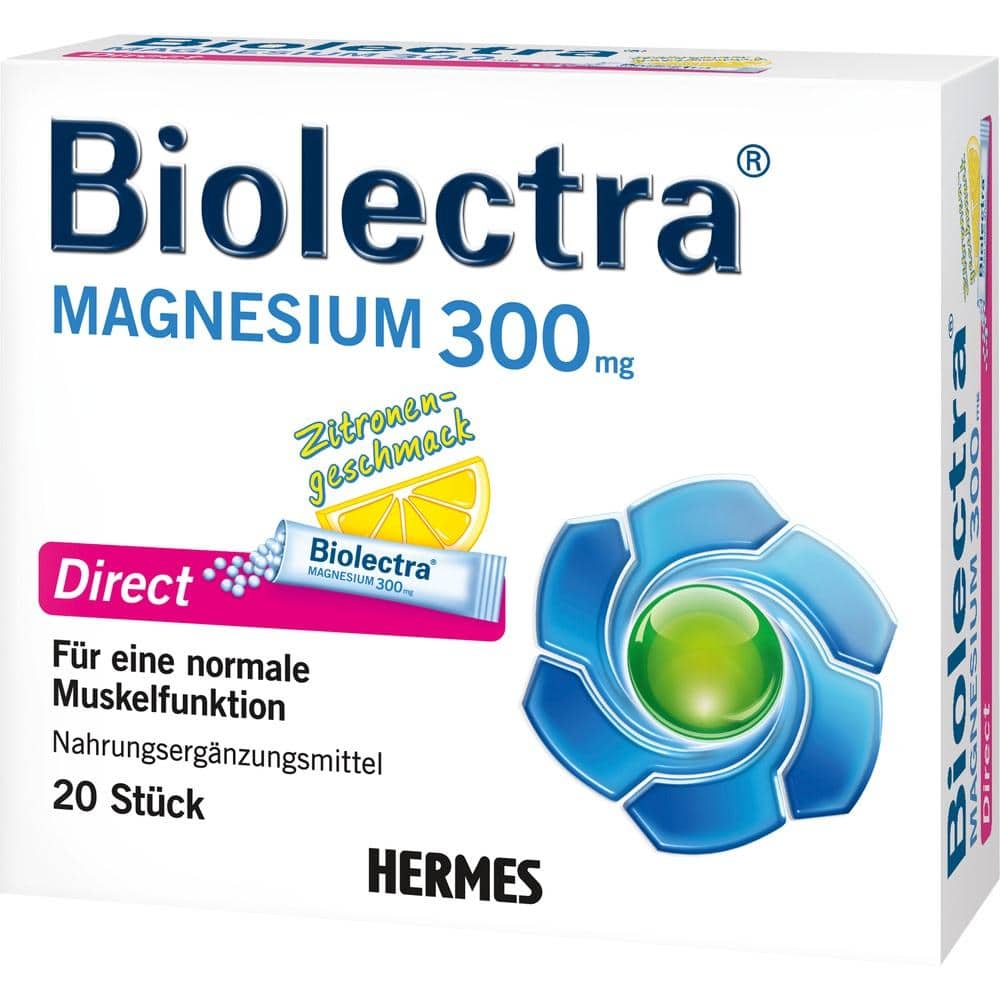 Biolectra MAGNESIUM 300mg Direct 20 St Pellets