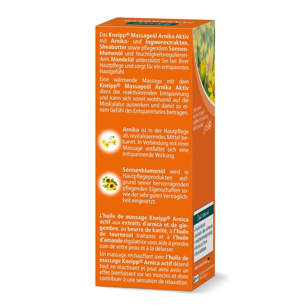 Kneipp MASSAGEÖL Arnika Aktiv 100 ml Öl