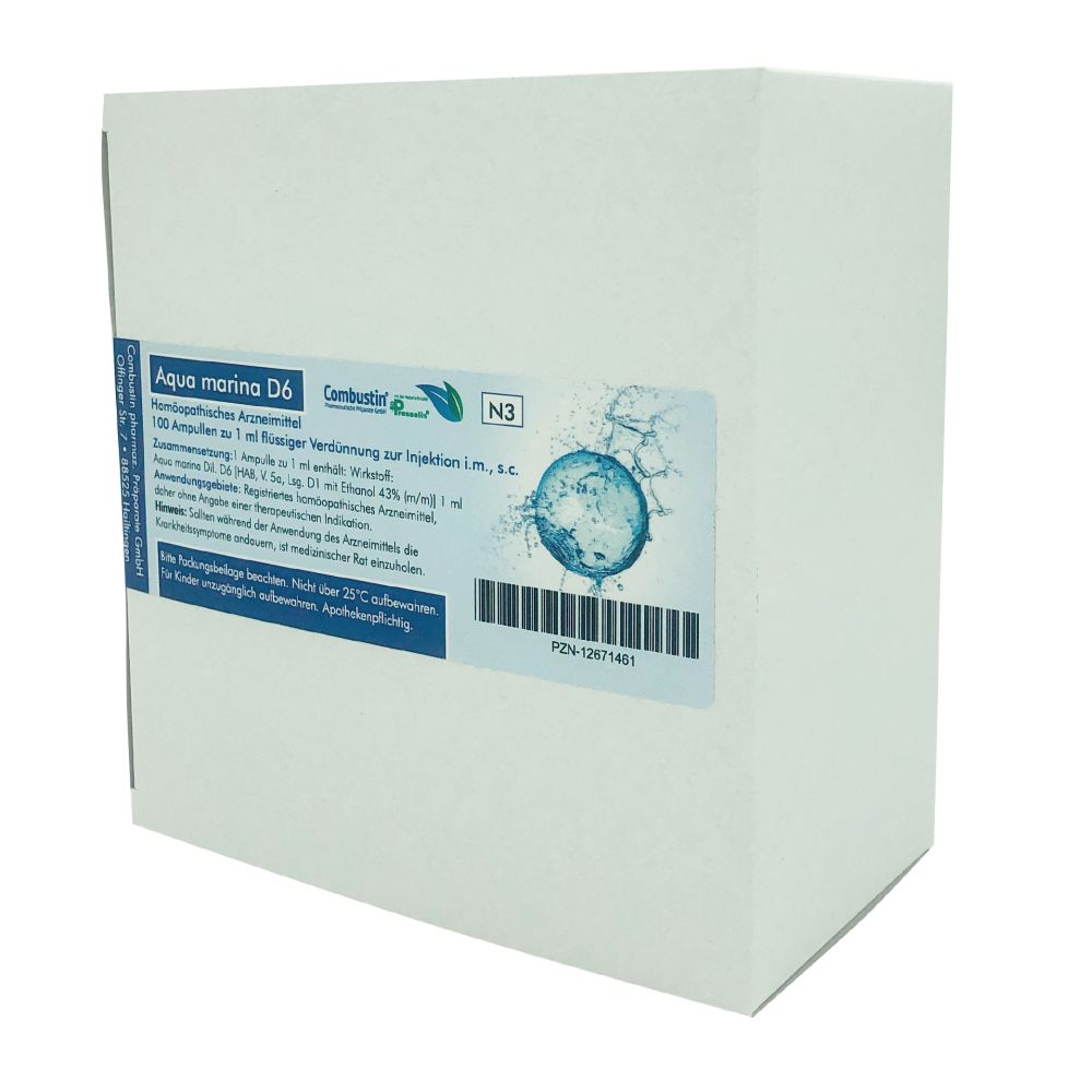 AQUA MARINA D 6 Ampullen 100X1 ml Ampullen