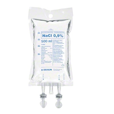 NATRIUMCHLORID 0,9% Braun Ecobag Infusionslsg. 20X500 ml Infusionslösung