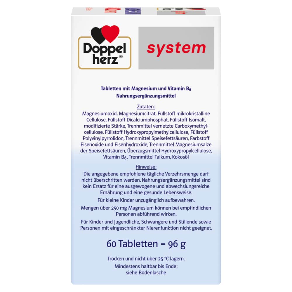 Doppelherz system MAGNESIUM 400 DEPOT 60 St Tabletten