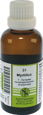 MYRTILLUS F Komplex 31 Dilution 50 ml Dilution