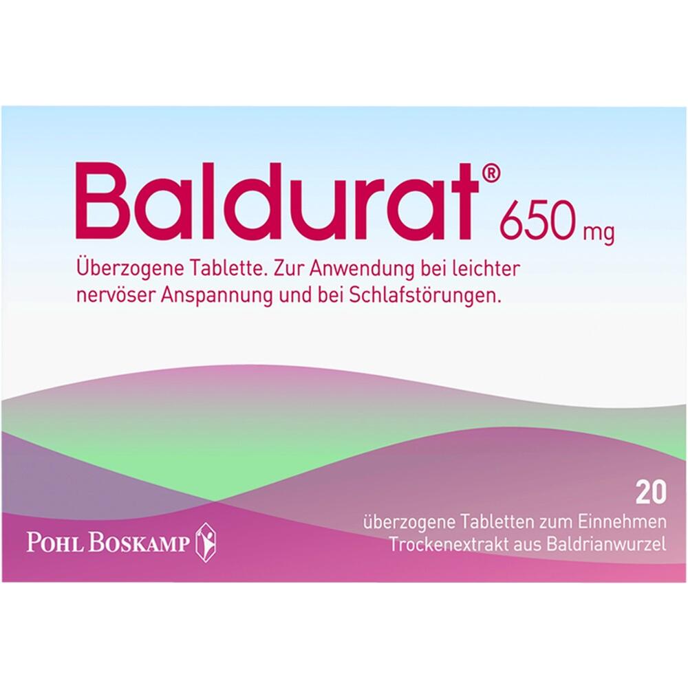 Baldurat bei Schlafstörungen 20er 20 St Filmtabletten
