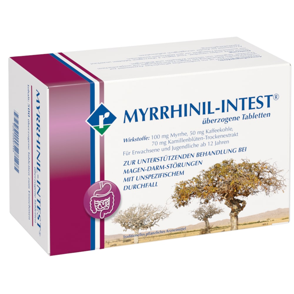 MYRRHINIL-INTEST 500 St Überzogene Tabletten