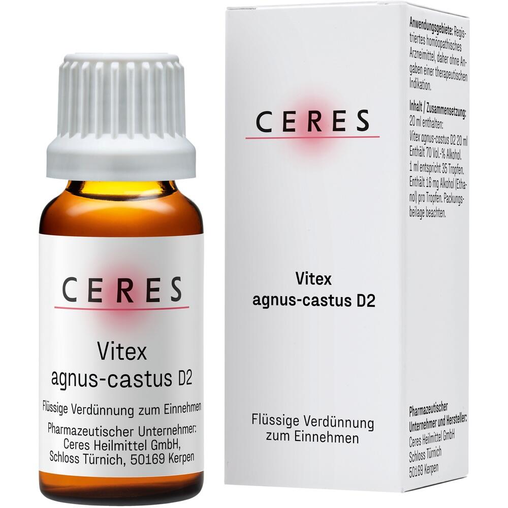 CERES Vitex Agnus castus D 2 Dilution 20 ml Dilution