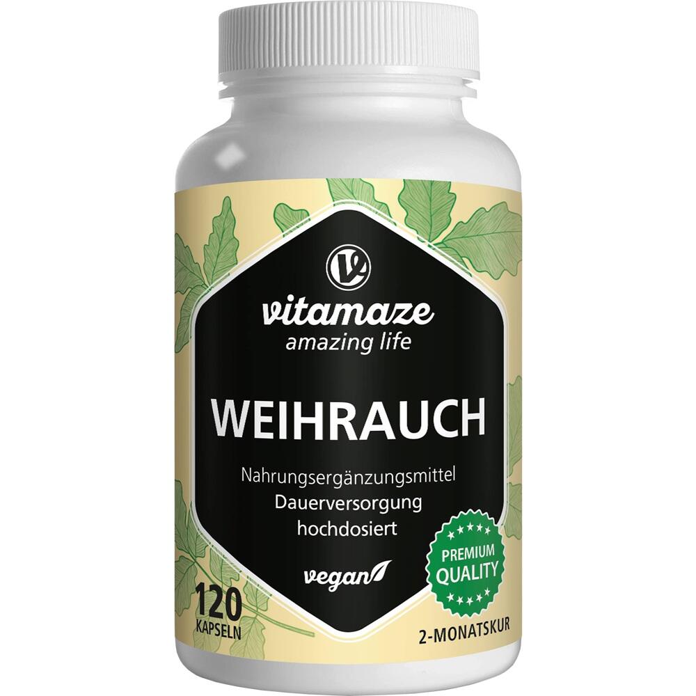 vitamaze WEIHRAUCH 900 mg hochdosiert 120 St Kapseln