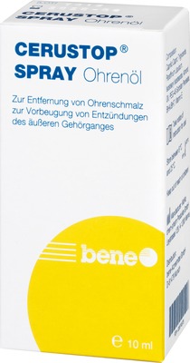 CERUSTOP Ohrenöl-Spray 10 ml Spray