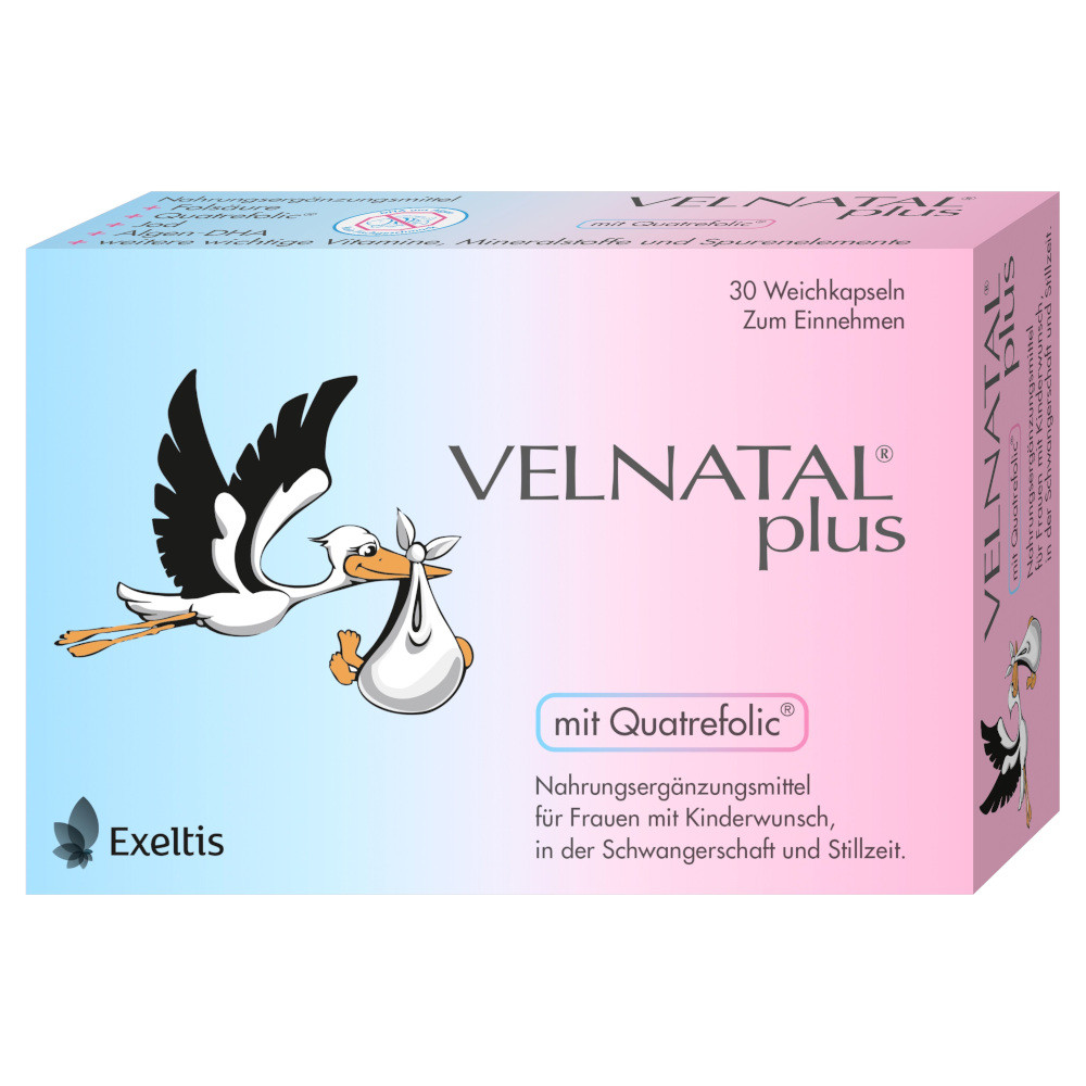 VELNATAL plus Quatrefolic 30 St Kapseln