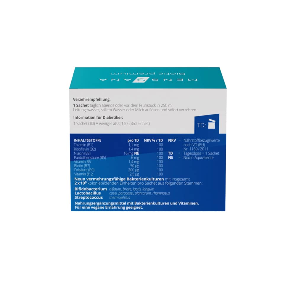 MensSana Premium biotic 28X2 g Beutel