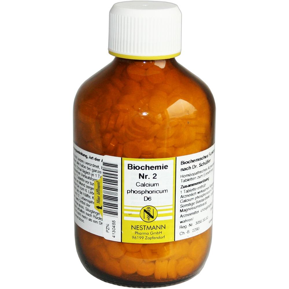 BIOCHEMIE 2 Calcium phosphoricum D 6 Tabletten 1000 St Tabletten