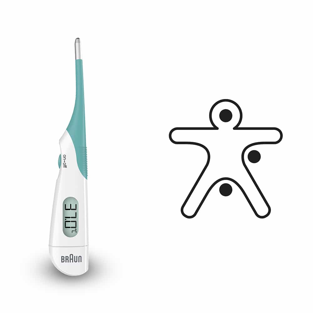 BRAUN THERMOMETER digital 1 St