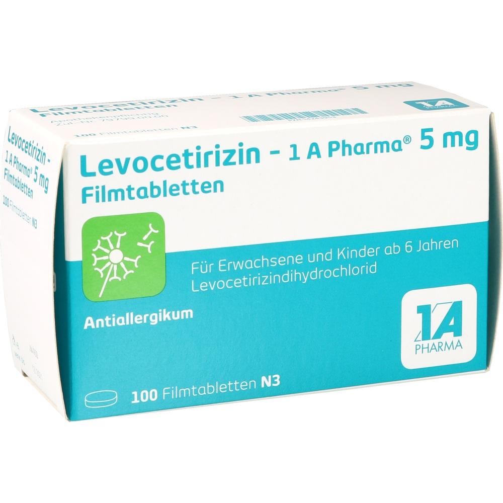 Levocetirizin-1a Pharma 5 mg  100 St Filmtabletten