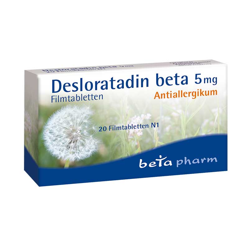 Desloratadin beta 5 mg 20 St Filmtabletten