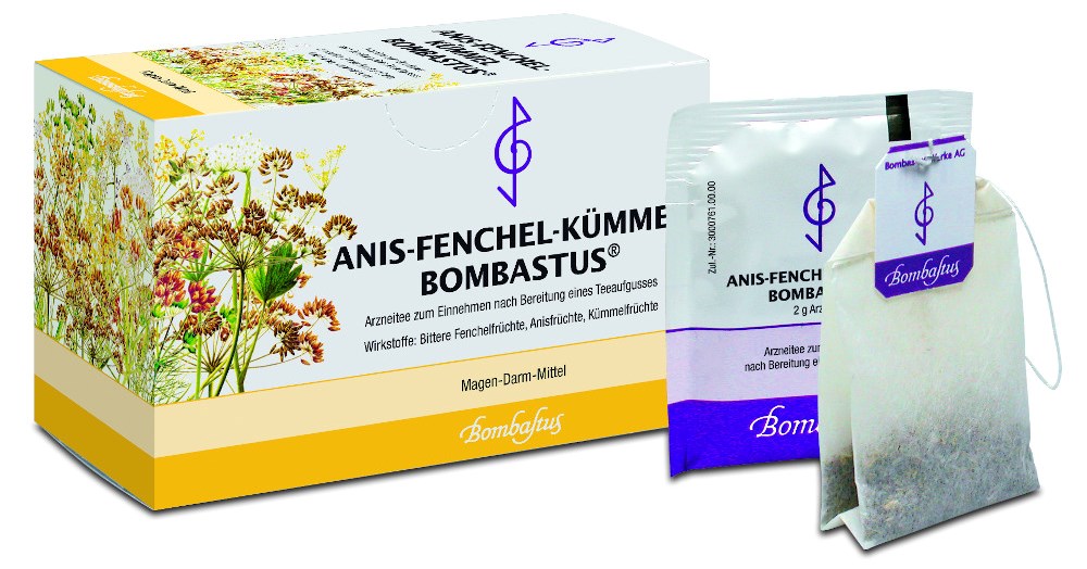 ANIS FENCHEL KÜMMEL BOMBASTUS 20X2 g Filterbeutel