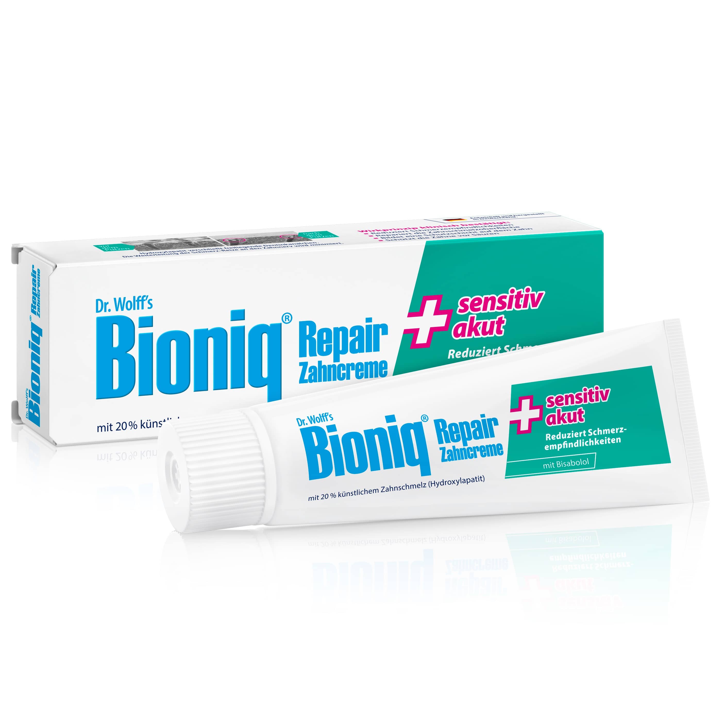 Bioniq Repair Zahncreme sensitiv akut 75 ml Zahncreme