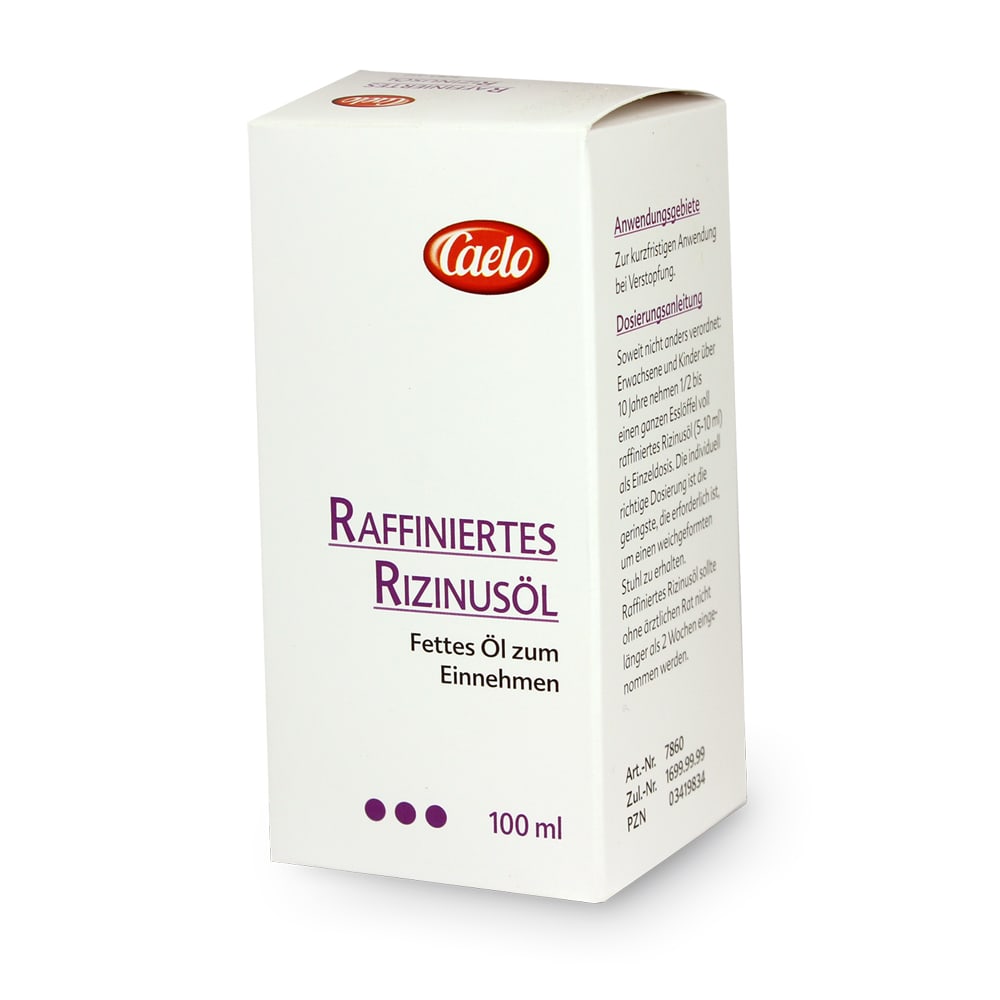 RIZINUSÖL raffiniert Caelo HV-Packung 100 ml Öl