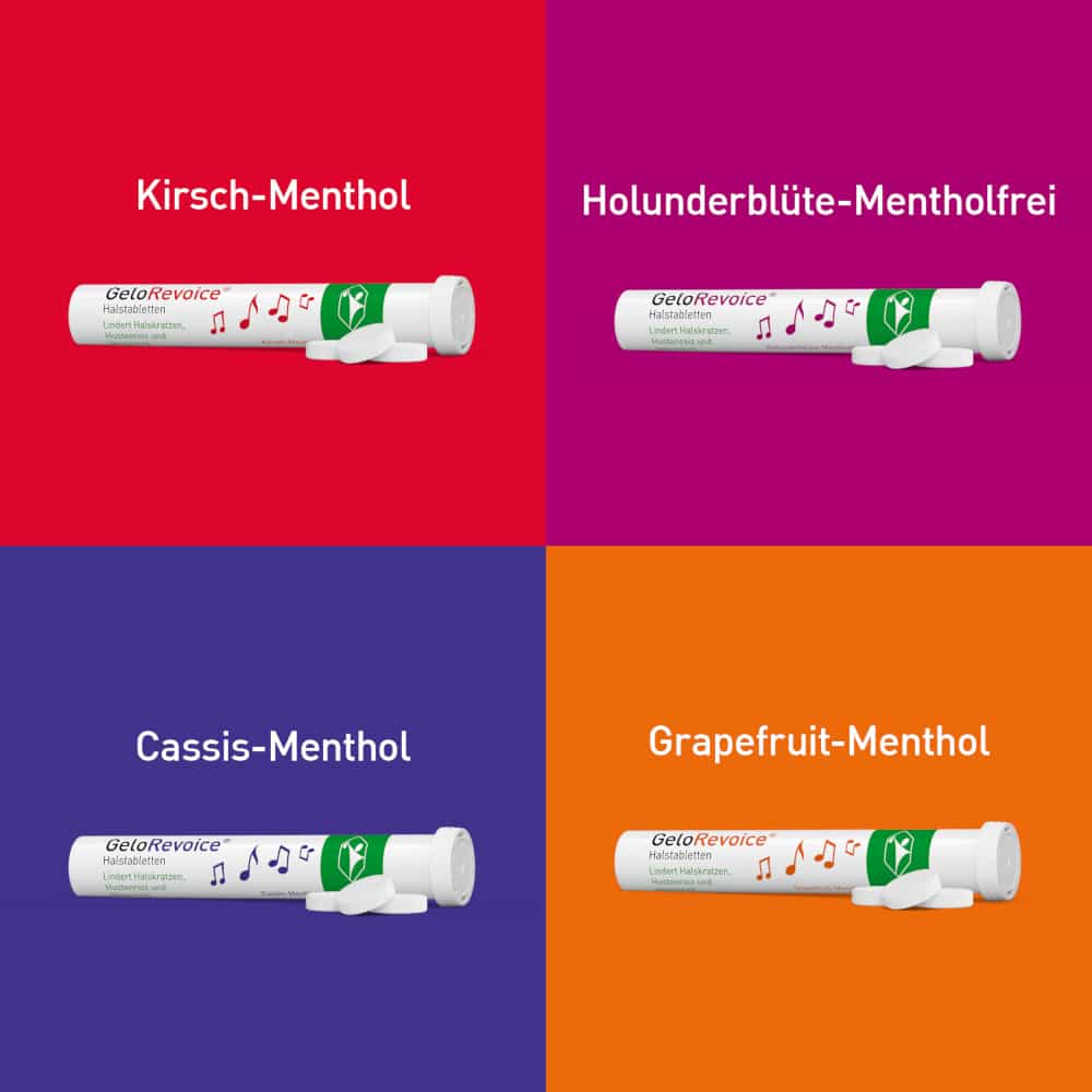 GeloRevoice Halstabletten Holunderblüte-Mentholfrei 20 St. 20 St Lutschtabletten