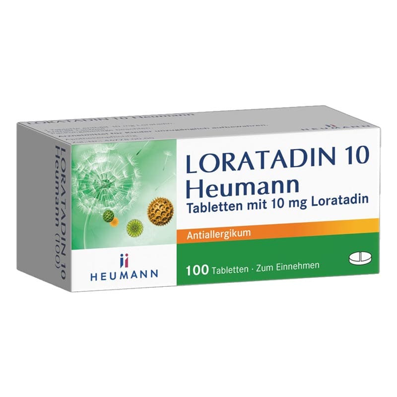 LORATADIN 10 Heumann 100 St Tabletten