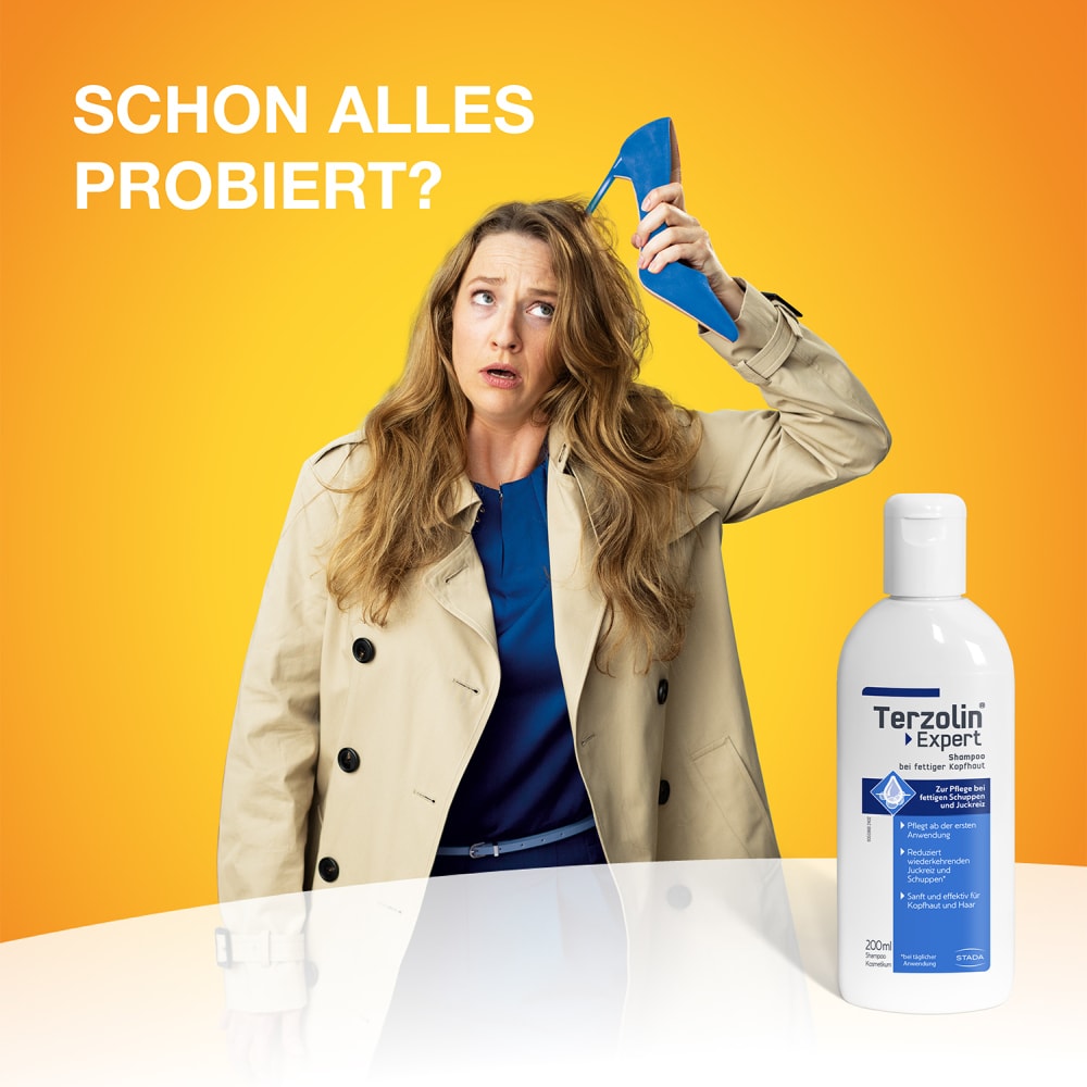 TERZOLIN Expert Schuppen-Shampoo bei fettiger Kopfhaut 200 ml Shampoo
