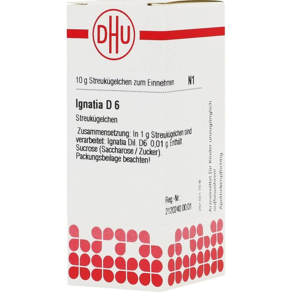 IGNATIA D 6 Globuli 10 g Globuli