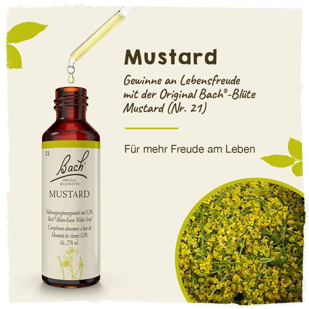 BACHBLÜTEN Original Mustard Nr. 21 20 ml Tropfen