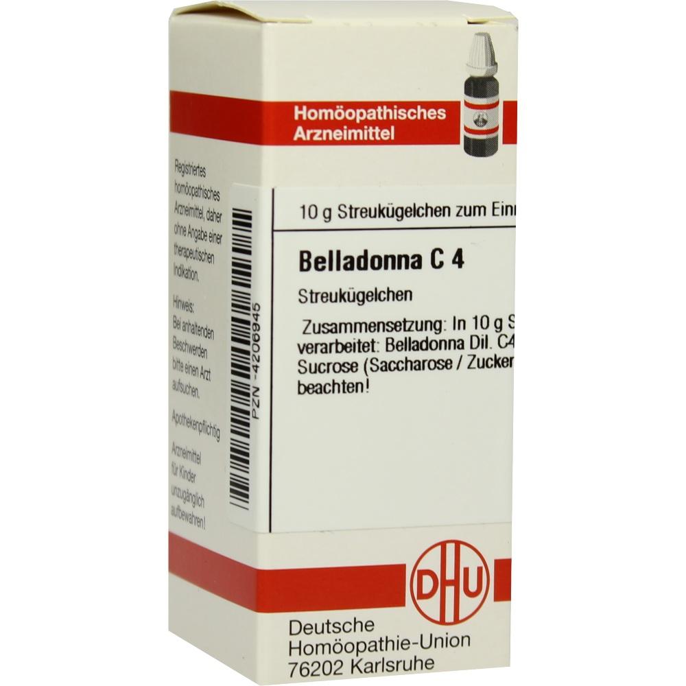 BELLADONNA C 4 Globuli 10 g Globuli