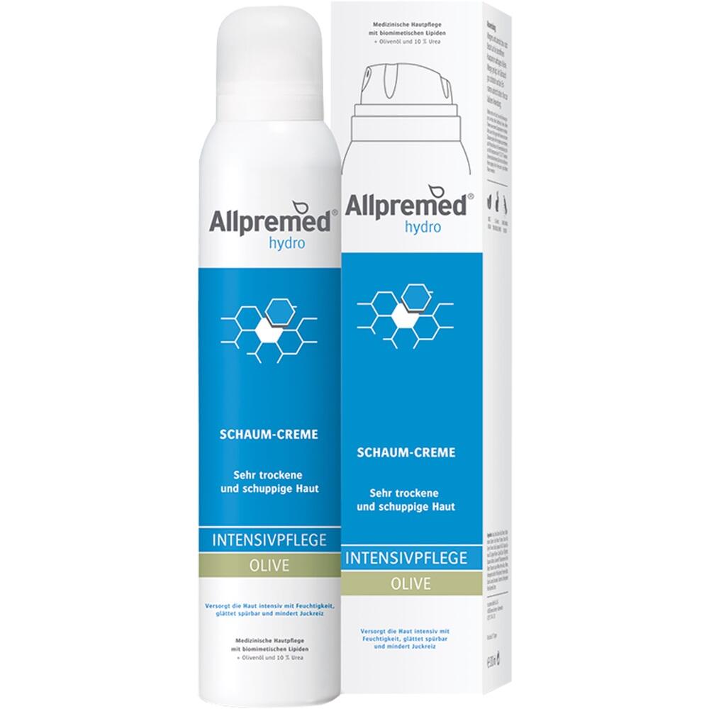 Allpremed hydro INTENSIVPFLEGE OLIVE SCHAUM-CREME 200 ml Schaum