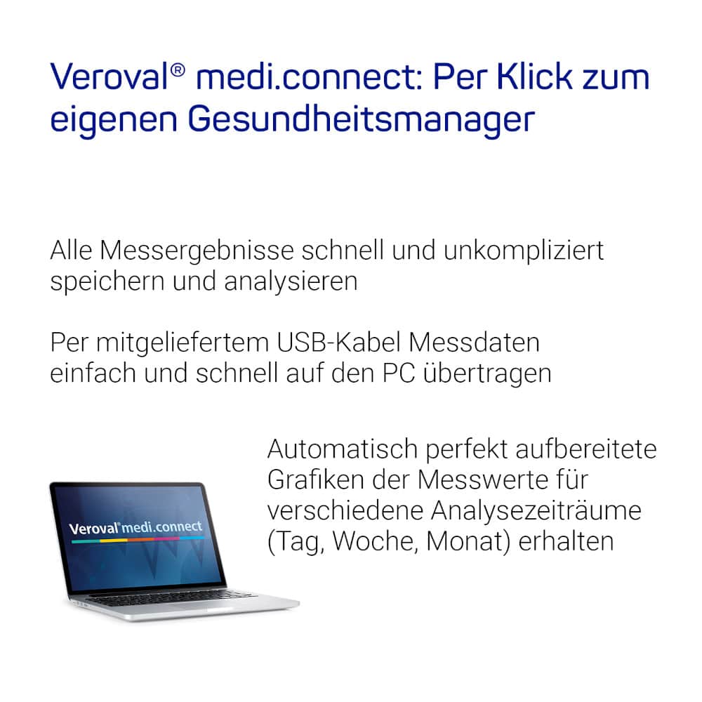Veroval Duo Control Blutdruckmessgerät Medium 1 St