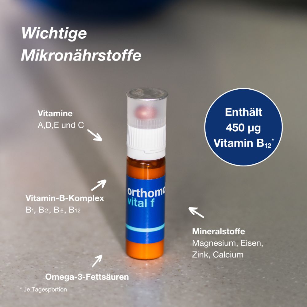 orthomol vital f 30 St Trinkampullen