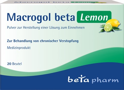 Macrogol beta Lemon 20 St Pulver zur Herstellung einer Lösung zum Einnehmen