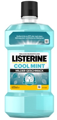 LISTERINE COOL MINT Milder Geschmack Tägliche Mundspülung 600 ml Lösung LISTERINE COOL MINT Milder Geschmack Tägliche Mundspülung 600 ml Lösung