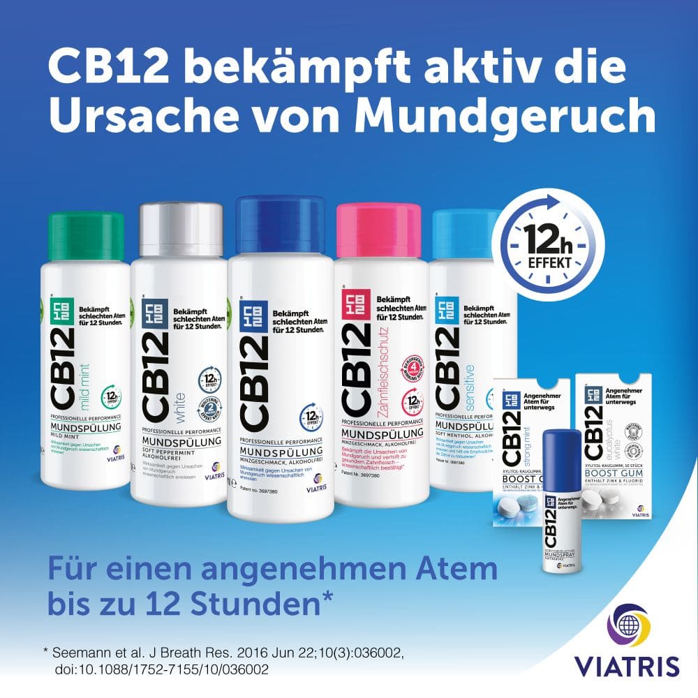 CB12 Zahnfleischschutz MUNDSPÜLUNG 250 ml Spüllösung