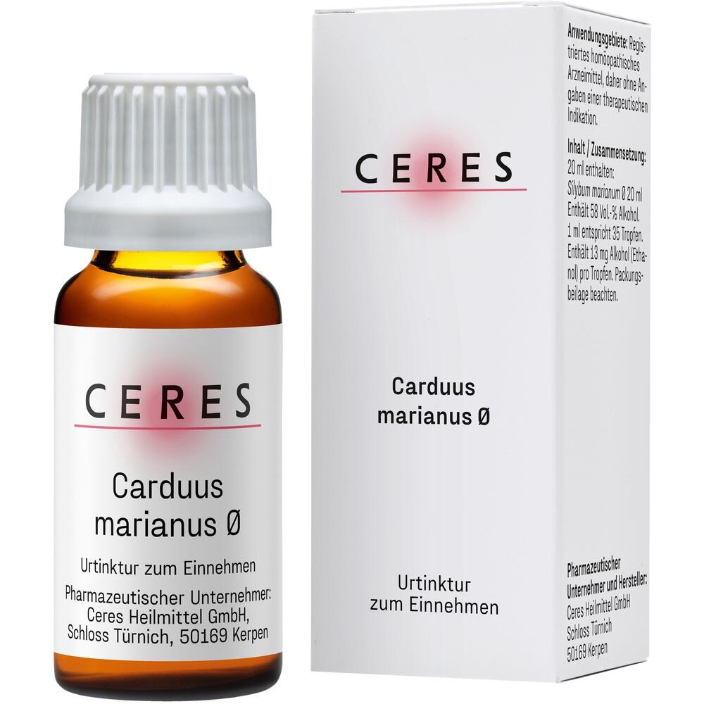 CERES Carduus marianus Urtinktur 20 ml Tropfen