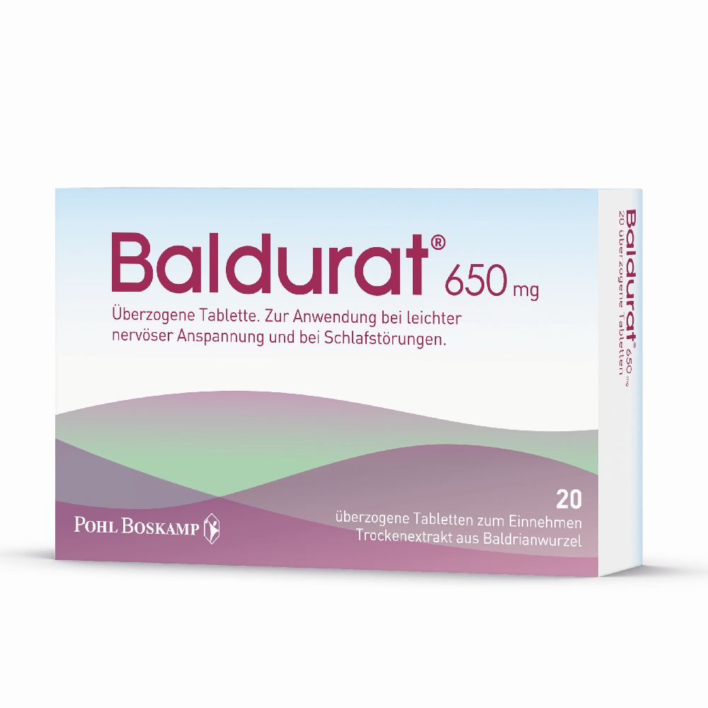Baldurat bei Schlafstörungen 20er 20 St Filmtabletten