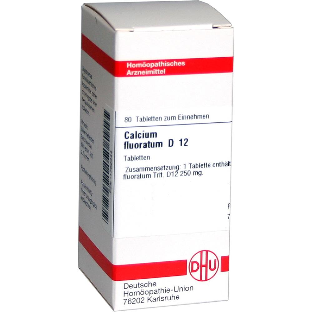 CALCIUM FLUORATUM D 12 Tabletten 80 St Tabletten