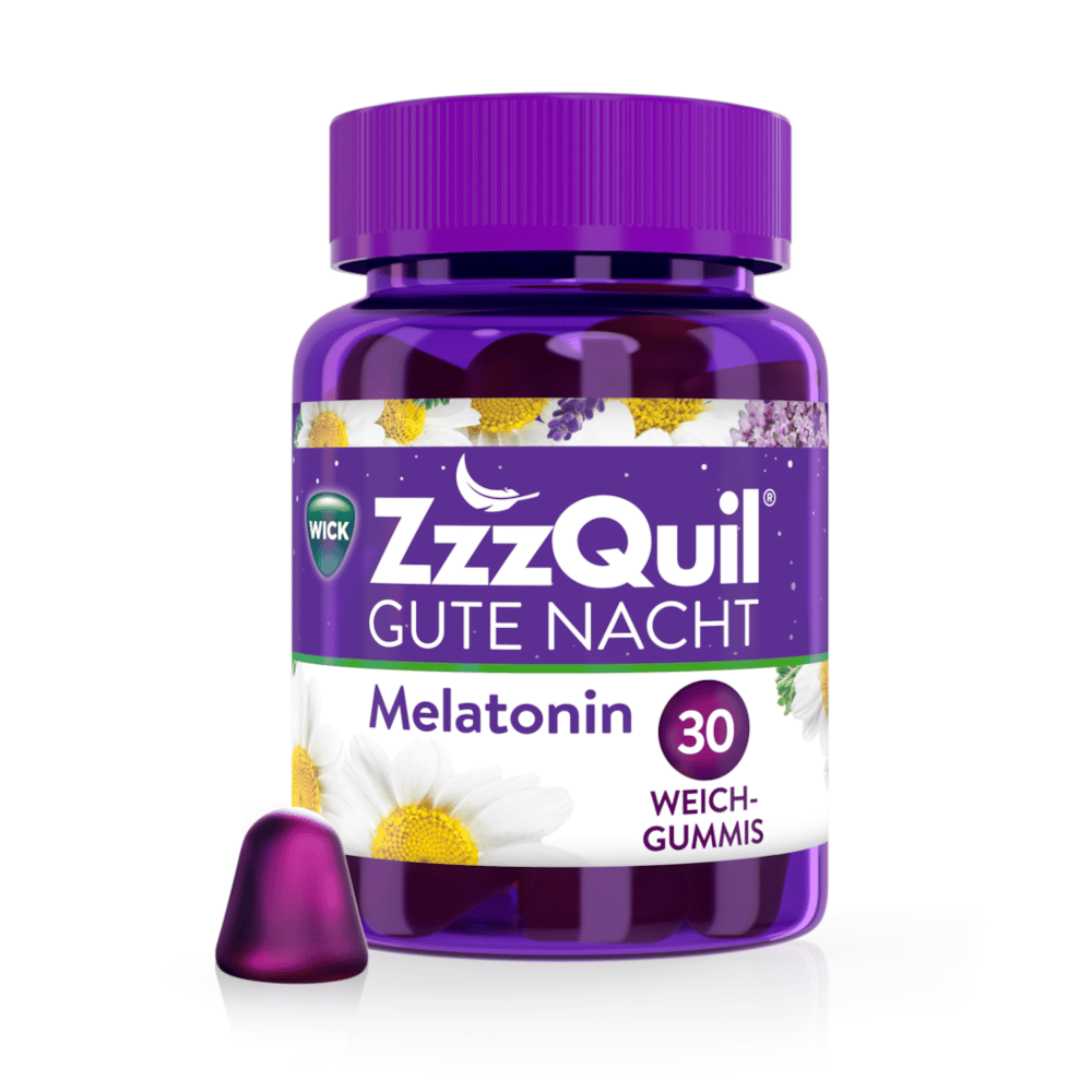 WICK ZzzQuil GUTE NACHT Melatonin Waldfruchtgeschmack 30 St