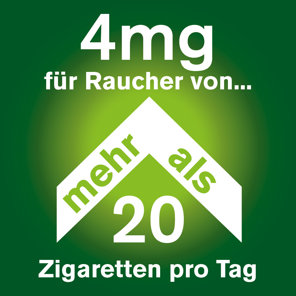 nicorette 4 mg Nikotinkaugummi freshfruit für Raucher zum Aufhören