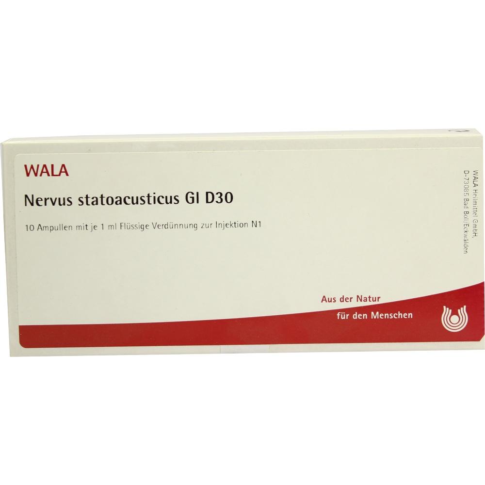 Nervus statoacusticus Gl D30 Ampullen 10X1 ml Ampullen