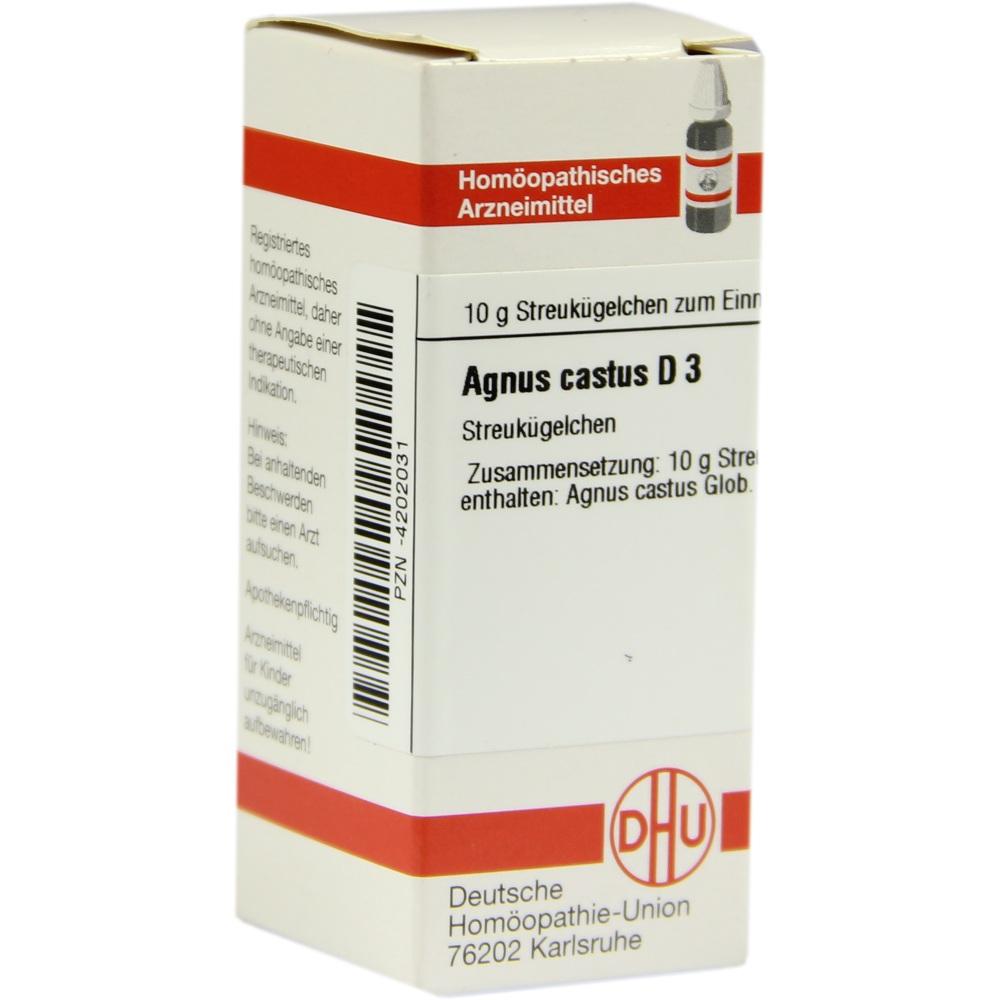 AGNUS CASTUS D 3 Globuli 10 g Globuli