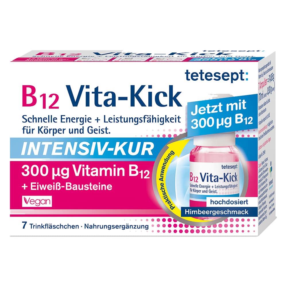 tetesept B12 Vita-Kick INTENSIV-KUR 7 St Trinkampullen